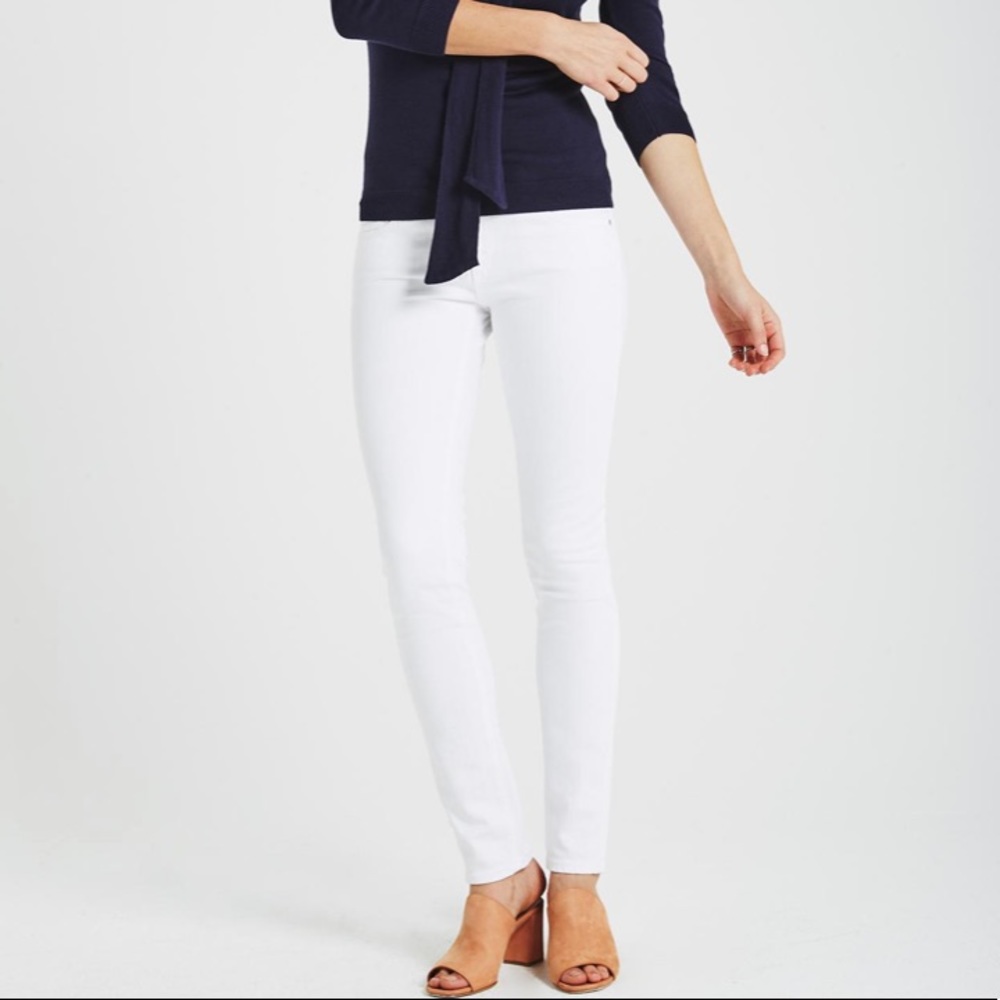 adriano goldschmied the stilt cigarette white jean